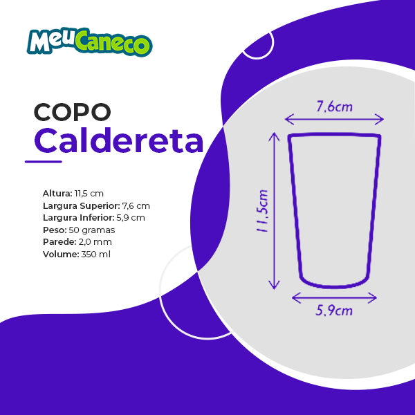 Copo Caldereta Leitoso / Translúcido - Thumbnail 3