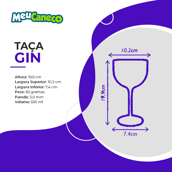 Taça de Gin Bicolor - Thumbnail 3