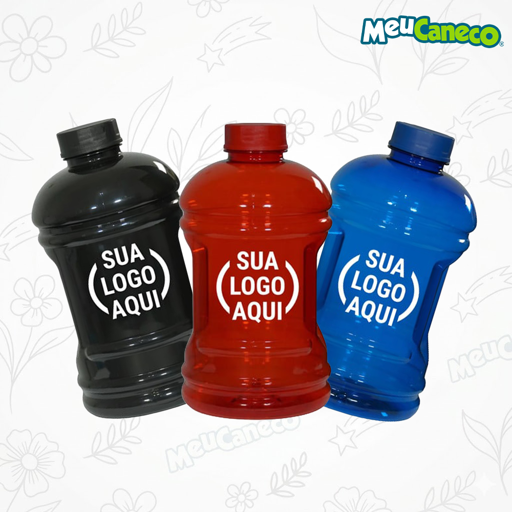 Galão de água com pega - 1000ml - Personalizado - Thumbnail 2