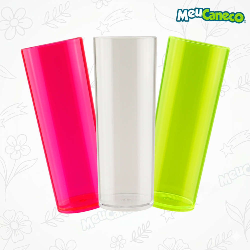 Copo Long Drink Translúcido / Neon - Thumbnail 2
